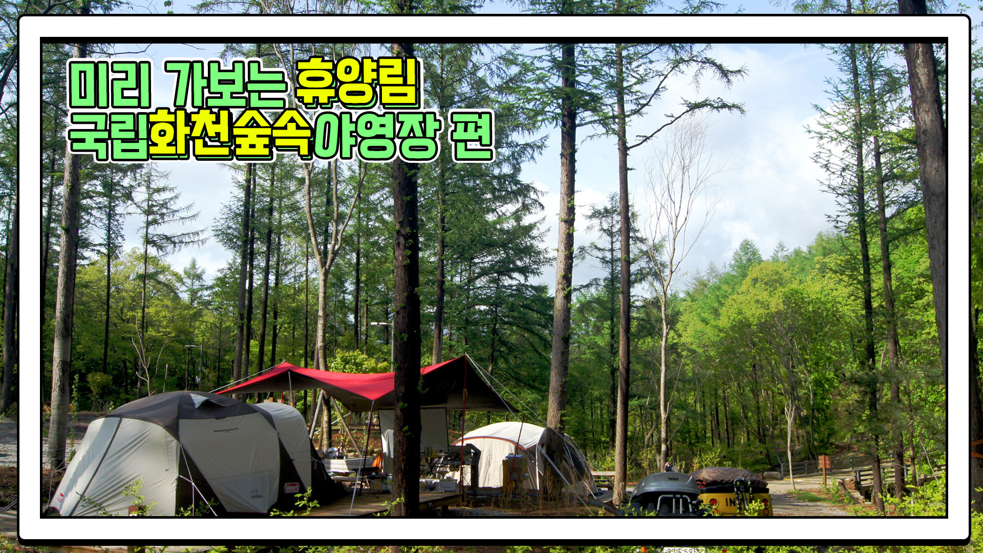 산림청 국립화천숲속야영장 - |