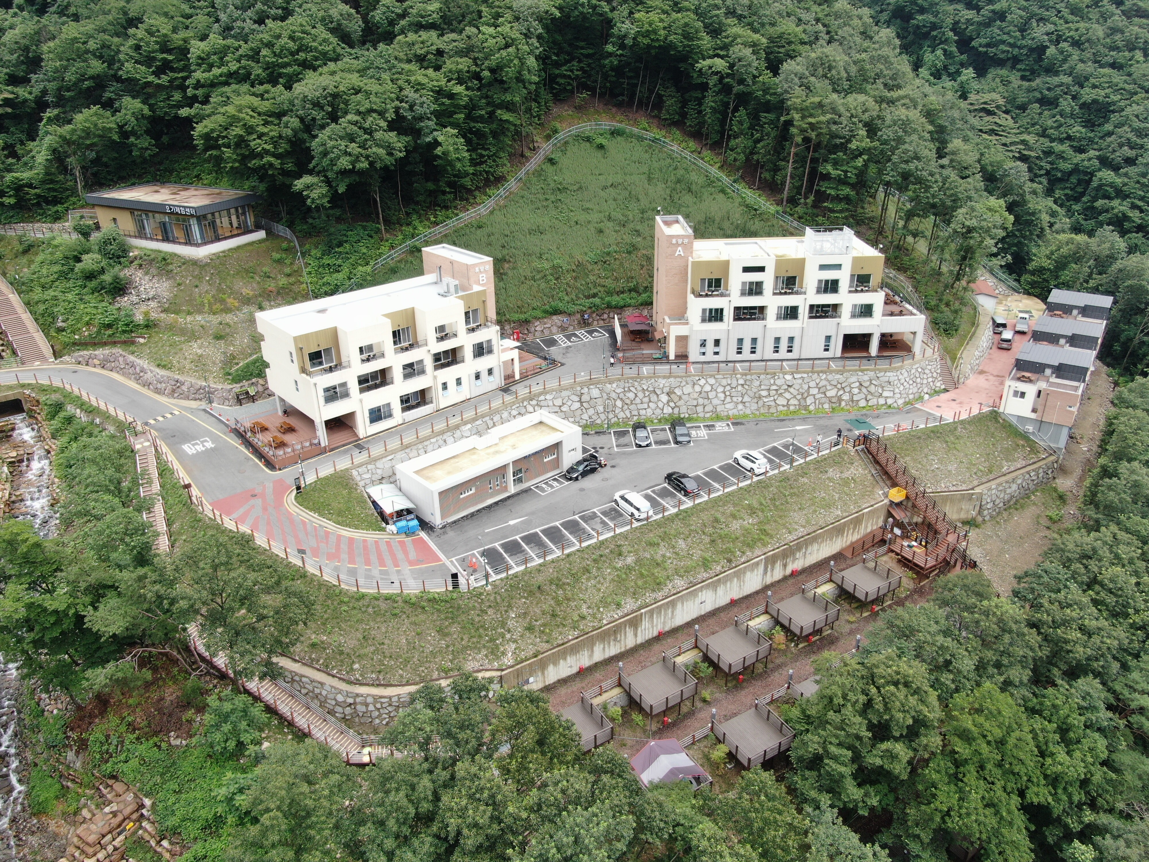 도래재의 여름 전경